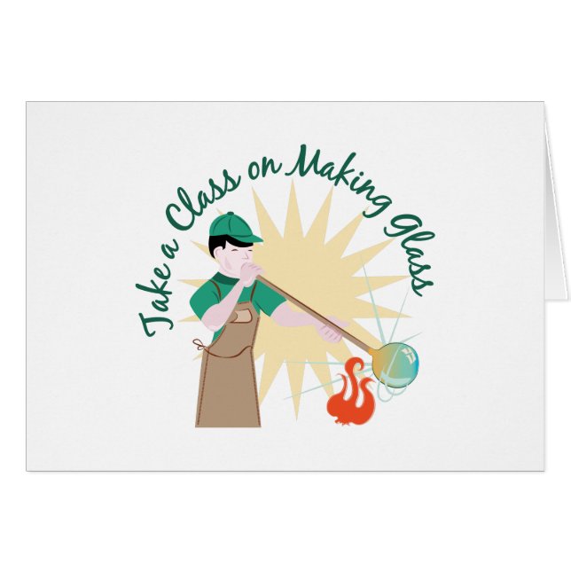 Cartão Vidro do fazer (Frente Horizontal)