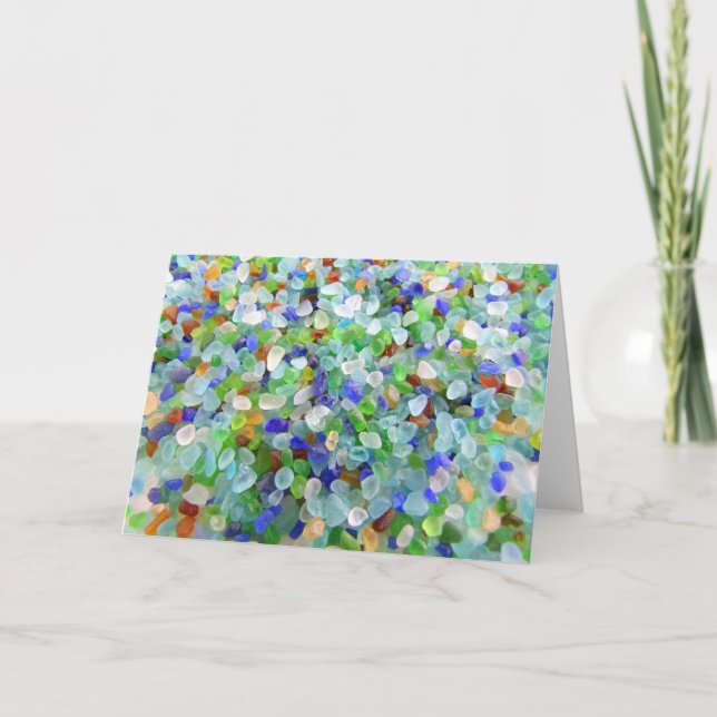 Cartão Vidro do mar - 1 (Frente)