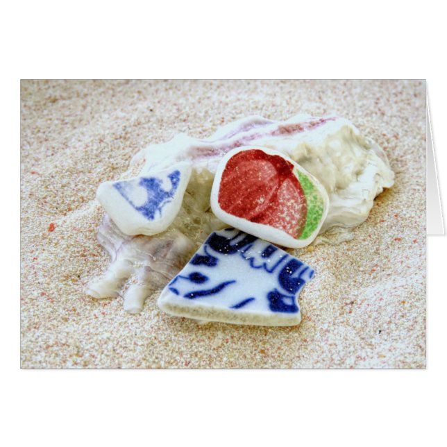 Cartão Vidro do Mar de Potência (Frente Horizontal)