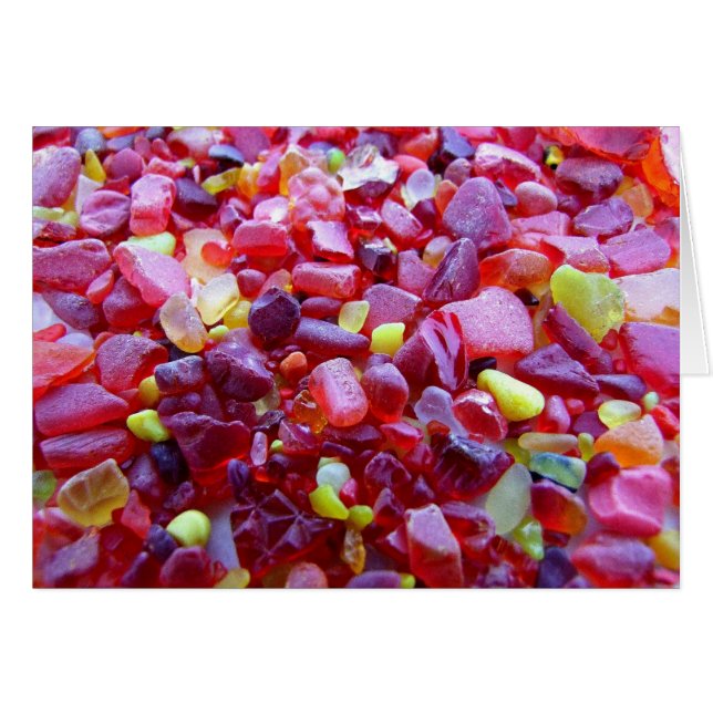 Cartão Vidro do Mar Vermelho (Frente Horizontal)