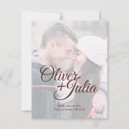 Cartão *Vidro Embaçado* Salve a Data