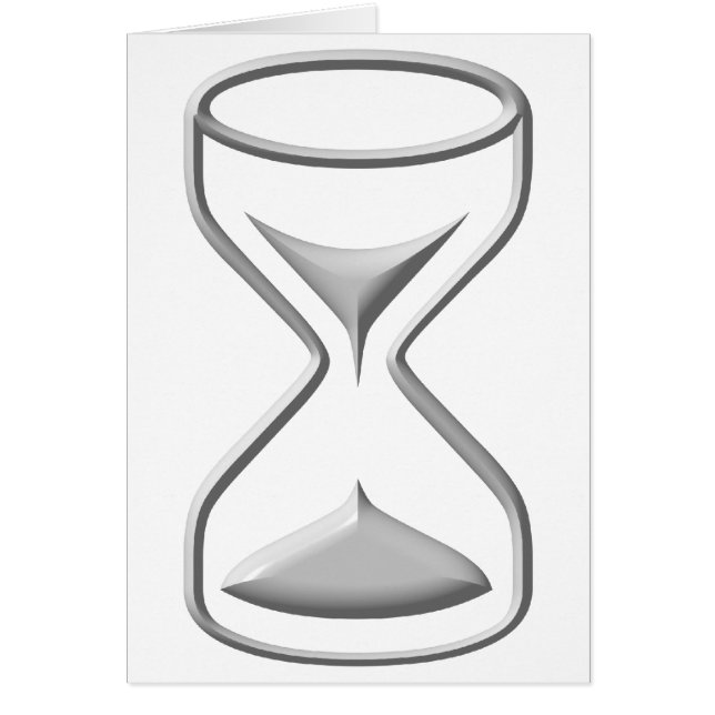 Cartão Vidro/Timer da Hora (Frente)