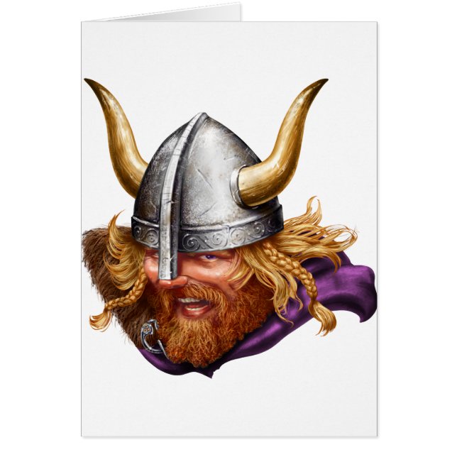 Cartão Viking, norueguês, Norsemen (Frente)