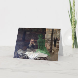 Cartão Viktor Oliva Absinthe Drinker Poster