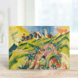Cartão Vila das Montanhas   Ernst Ludwig Kirchner