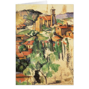 Cartão Vila de Gardanne por Paul Cezanne, Arte Antiga