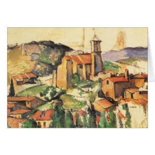 Cartão Vila de Gardanne por Paul Cezanne, Arte Antiga