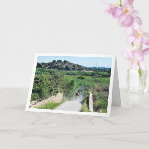 Cartão Vilamarxant Landscape, Valencia, Espanha, espanhol