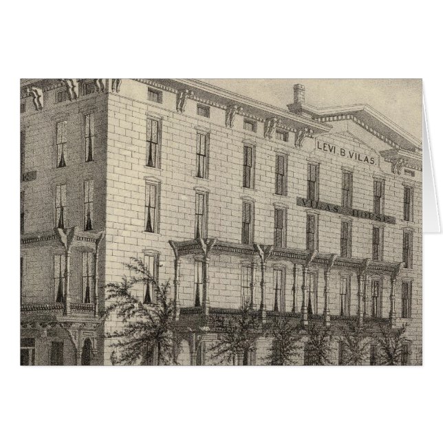 Cartão Vilas House, Madison, Wis (Frente Horizontal)