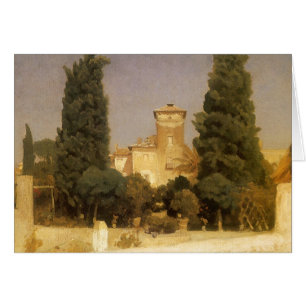 Cartão Villa Malta, Roma por Lord Frederic Leighton