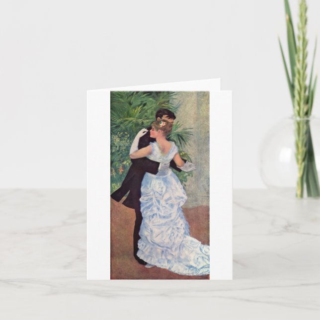 Cartão Ville do la do à de Pierre-Auguste Renoir - de (Frente)