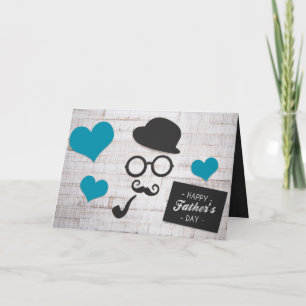 Cartão Vinatge Chalkboard! dia de os pais