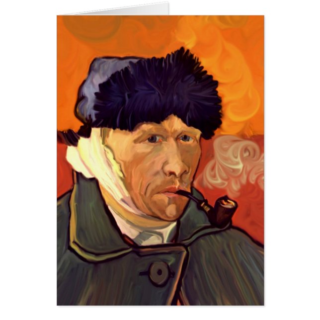 Cartão Vincent Self Retrait 1889 (Frente)