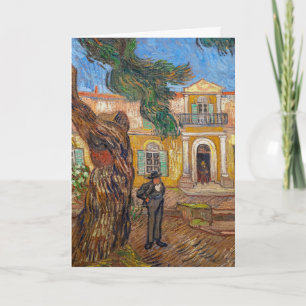 Cartão Vincent Van Gogh - Asilo de Saint-Paul em Saint-Ré
