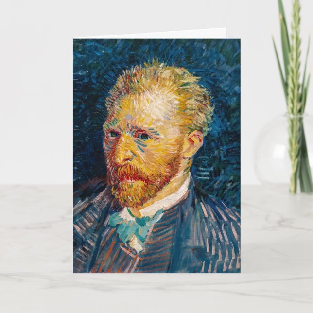 Cartão Vincent Van Gogh - Autorretrato (Frente)