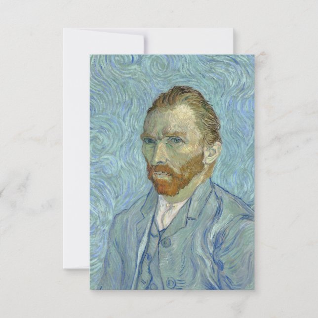 Cartão Vincent Van Gogh - Autorretrato (Frente)