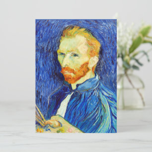 Cartão Vincent van Gogh - Autorretrato, 1889,
