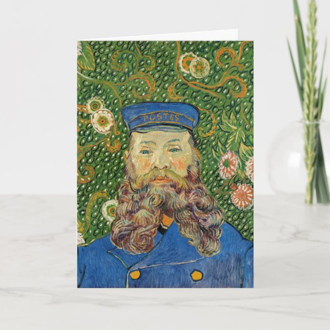 Cartão Vincent Van Gogh - Carteiro Joseph Roulin (Frente)