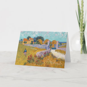 Cartão Vincent van Gogh - Casa de Campo na Provença