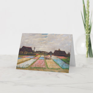 Cartão Vincent van Gogh - Flower Beds in Holland