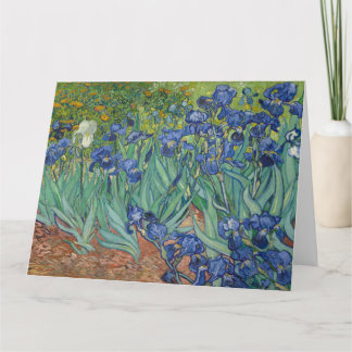 Cartão Vincent Van Gogh, irlandeses, Les Iris