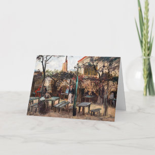 Cartão Vincent Van Gogh - La Guinguette em Montmartre