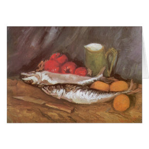 Cartão Vincent van Gogh - Mackerels, Lemons e Tomates