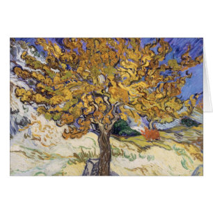 Cartão Vincent van Gogh Mulberry Tree, 1889