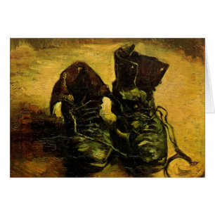 Cartão Vincent van Gogh - Natureza Morta com um Par de Sa