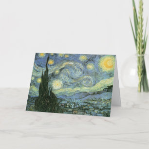 Cartão Vincent Van Gogh - Noite Estrelada