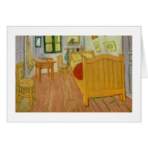 Cartão Vincent van Gogh o quarto, 1888