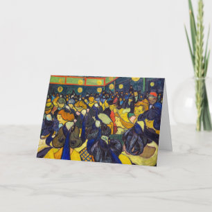 Cartão Vincent van Gogh - O salão de baile em Arles