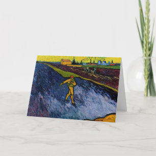 Cartão Vincent van Gogh - O Semeador: Arredores de Arles
