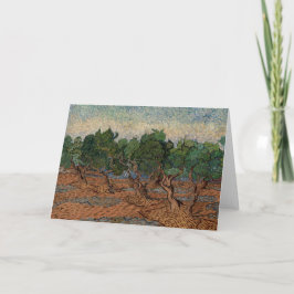 Cartão Vincent van Gogh - Olive Grove
