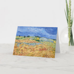 Cartão Vincent van Gogh - Os Campos / Campos de Trigo