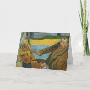 Cartão Vincent van Gogh Portrait Paul Gauguin