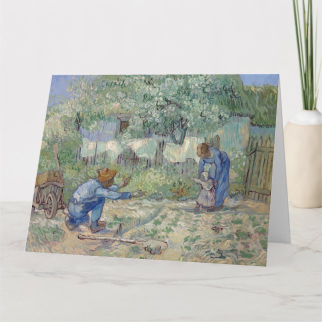 Cartão Vincent Van Gogh - Primeiros passos, depois do Mil (Frente)