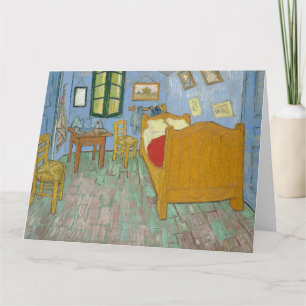 Cartão Vincent Van Gogh, quarto de dormir em Arles, versã