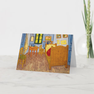 Cartão Vincent van Gogh - Quarto de Vincent em Arles