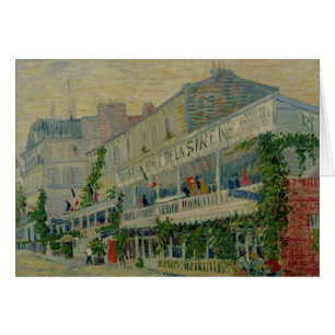 Cartão Vincent van Gogh Restaurante de la Sirene