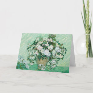 Cartão Vincent van Gogh - Rosas