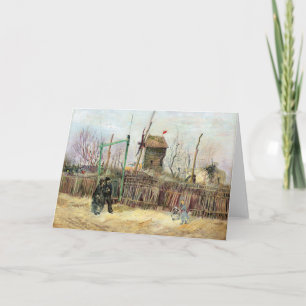 Cartão Vincent van Gogh - Street Scene in Montmartre