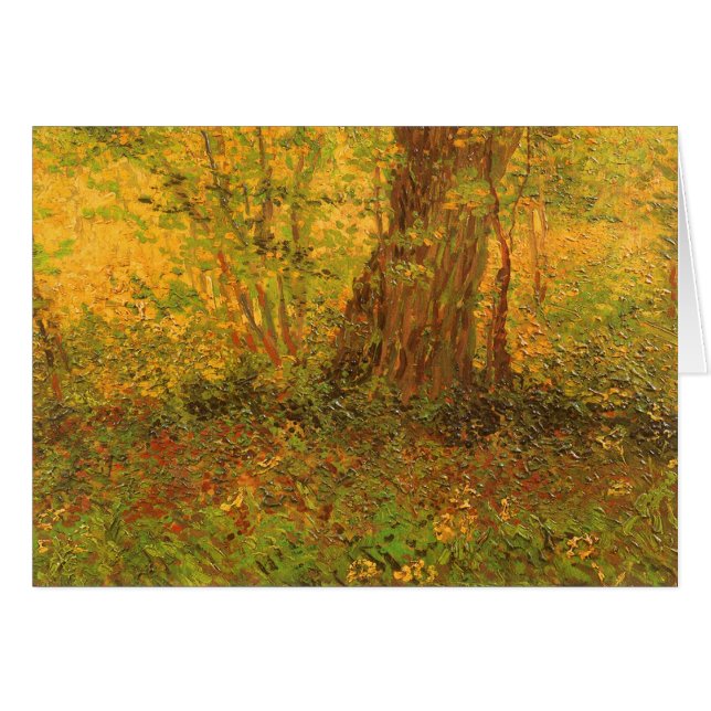 Cartão Vincent van Gogh - Sub-Crescimento (Frente Horizontal)