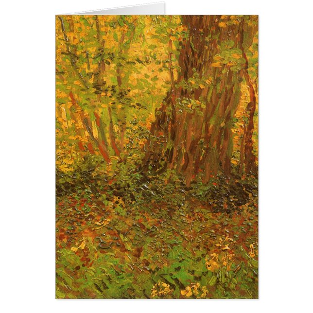 Cartão Vincent van Gogh - Sub-Crescimento (Frente)