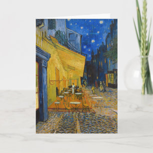 Cartão Vincent van Gogh - Terraço do Café à Noite