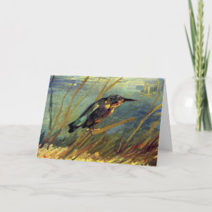 Cartão Vincent Van Gogh - The Kingfisher - Bird Lover Art
