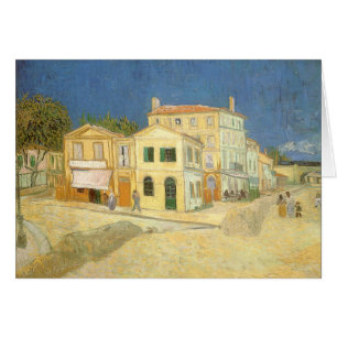 Cartão Vincent van Gogh - The Yellow House (The Street)