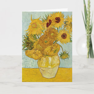 Cartão Vincent Van Gogh - Vase com Doze Girassóis