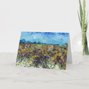 Cartão Vincent van Gogh - Verdes Vineyards