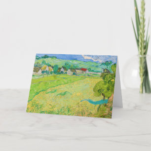 Cartão Vincent van Gogh - Vista de Vessenots perto de Auv